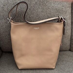 Coach legacy Beige Leather Shoulder Bag
